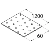 SAVIENOJUMU PLATE  60x1200x2.0 mm
