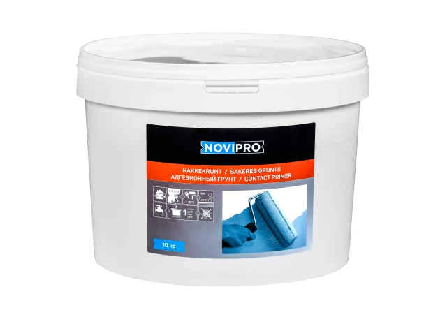 NOVIPRO Saķeres grunts ar kvarca smiltīm 10kg Sarkana