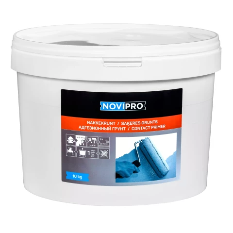 NOVIPRO Saķeres grunts ar kvarca smiltīm 10kg Sarkana