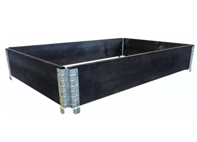Saliekama kaste 1200x800x195x20mm melna,paaugstināta dārza dobe KLASIKA GARDEN