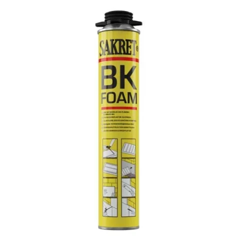 SAKRET BK foam 750ml VASARAS siltumizol.plākšņu stipr.līme