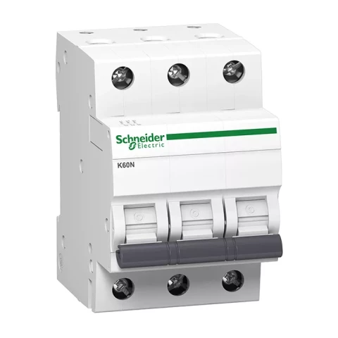 Модульный автоматический выключатель 3-фазный, B 25A, K60N