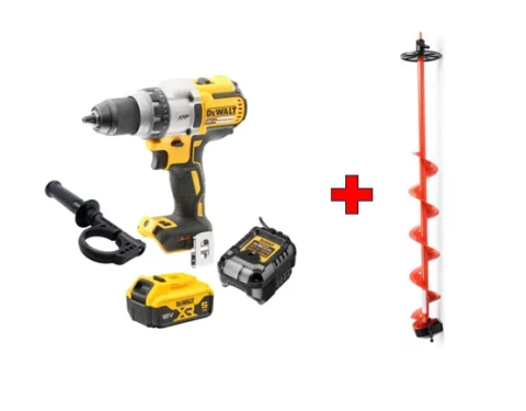 Akum. Urbjmašīna ar rokturi 18V 95Nm 1X5.0AH+lād. TSTAK DeWalt DCD991P1-QW+LEDUS URBIS ASSERI 130MM