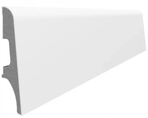 Grīdlīste PVC ūdensizturīga ESPUMO 65 balta ESP101 2.4m