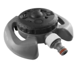 WHITE LINE 8-pattern turret sprinkler on base