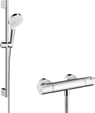 Crometta Душевая система внешнего монтажа Vario с термостатом Ecostat 1001 CL и штангой 65 см