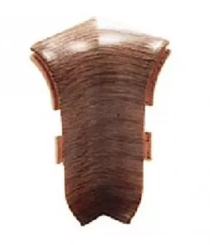 Grīdlīstes NGTW08 PVC kabeļiem  stūris iekš. ozols tumšs