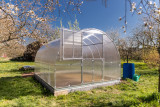 Greenhouses KLASIKA TUBE 3x4m (12m2) with foundation and 4mm polycarbonate coating