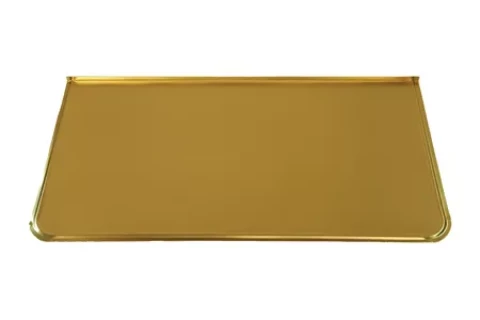 Pisla grīdas plāksne kamīnam  40*60 misiņš