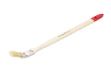 Corner brush, 25mm, 15mm thickness, mixed light bristles, wooden handle
