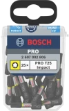 Uzgaļi PRO Impact T25 25mm 25 gab/iep. BOSCH 2607002806
