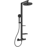 Ideal Standard Ceratherm ALU+ thermostatic shower system, matt black BD583XG