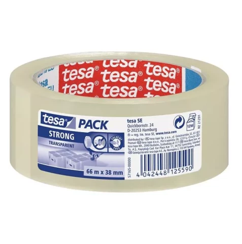 tesa 57165 Universal carton sealing tape 66mx38mm transparent