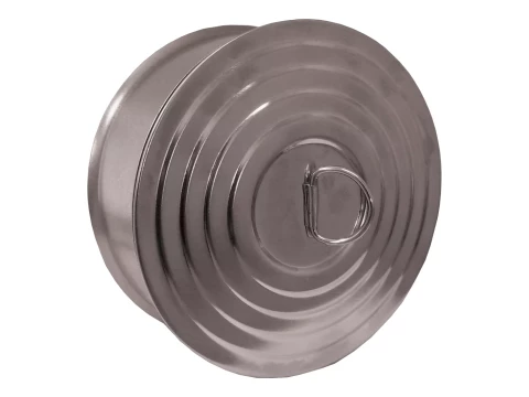 Pisla pelnu lūka apaļa 12.5cm , hroms