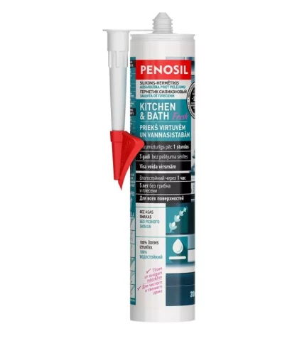 Penosil KITCHEN & BATH FRESH Silicone Sealant 310ml transparent