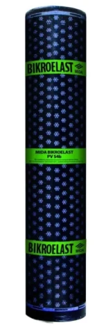 Torch-applied roofing membrane MIDA BIKROELAST EKP 4kg/m2, top layer, 10 m²/roll, 25 rolls/pallet