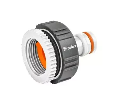 Кonektors krānam WHITE LINE-SOFT  3/4"-1/2" BRADAS