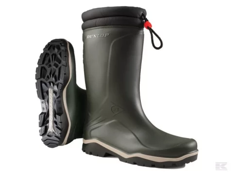 Siltie gumijas zābaki DUNLOP BLIZZARD līdz -15°C ar savilcēju IZM 45