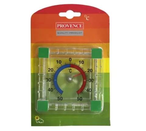 Termometrs meh.āra ar lipekli  caurspīdīgs