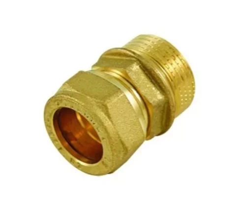 Kompresija pāreja 15-3/4" ār.vītne kapara caurulēm Tiemme