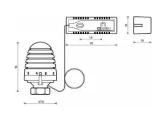 HERZ Термостат с датчиком расстояния F3, 2000мм