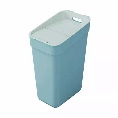 CURVER Atkritumu tvertne Ready To Collect 30L dūmakaini pelēka, 36.7x24.6x55.1cm, atkritumu šķirošan