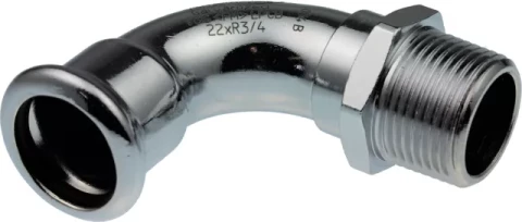 Elbow 90° 22x3/4'' M (Steel) KAN-therm