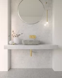 Wall mixer GLAMOUR, gold