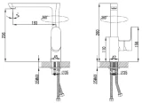 Смеситель для кухни  Vento Torino,hroms 352382  TR26956C