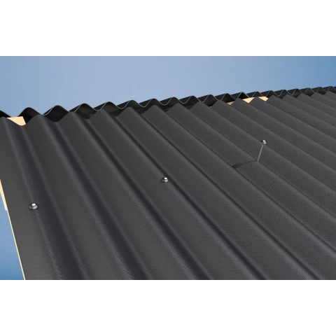 Bitumen Corrugated Sheet K9 GUTTAPRAL 2.6x2000x855 mm; 95/34 mm, Brown