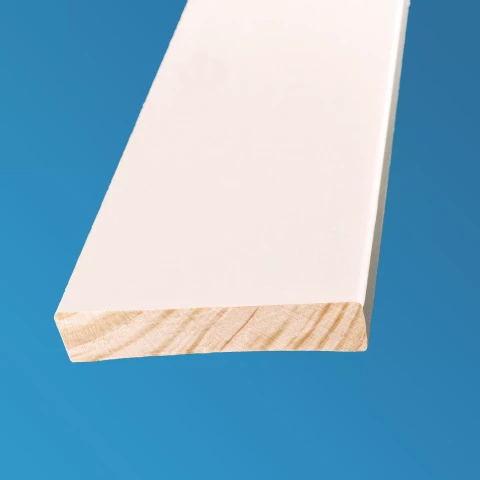 Baseboard Moulding Primed, 12x69x2400, Pine