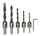 Iegremdējamo urbju komplekts 4,5,6,8,10mm 5gab/ iep TAMO