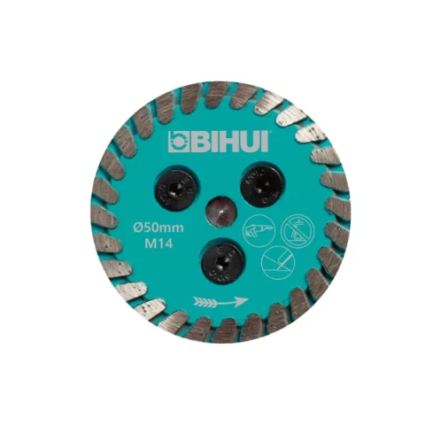 Dimanta griezējdisks/slīpdisks flīzēm sausai griešanai M14 50mm BIHUI DCW50