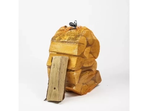 Каминные дрова из ольхи, мешок 30 л, сушёные ольховые дрова