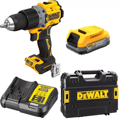 Akum. Triecienurbjmašīna 18V PS 1x1.7Ah TSTAK DEWALT DCD805E1T-QW