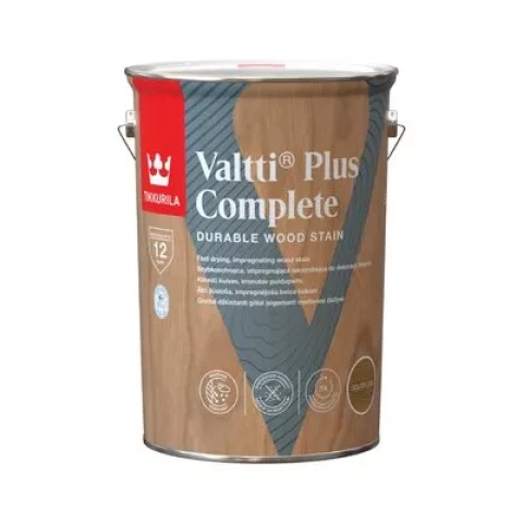 VALTTI PLUS COMPLETE GOLDEN OAK 5L Быстросохнущий пропиточный антисептик для дерева