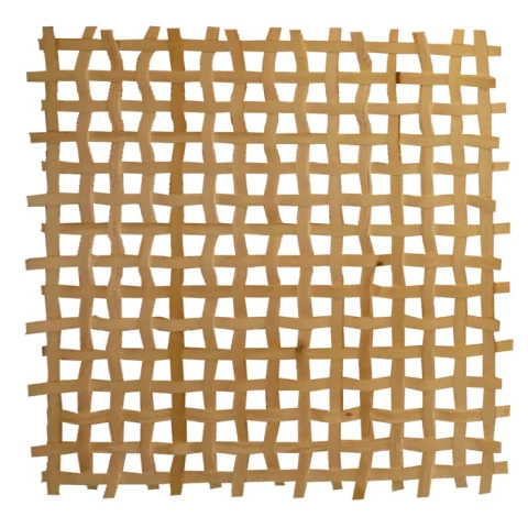 Facade / interior wooden slats plaster mesh, 1x1m