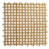 Facade / interior wooden slats plaster mesh, 1x1m