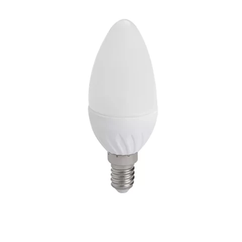 Spuldze LED Kanlux Dun 6.5W svečveida E14 WW 600lm 3000K