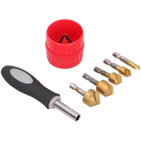 Frēžu komplekts ar turētāju, FASTER TOOLS 7071