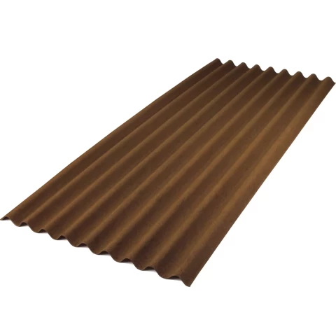 Bitumena viļņotā loksne K9 GUTTAPRAL 2,6x2000x855mm; 95/34mm, brūna