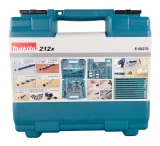 Uzgaļu un urbju komplekts 212gab/iep., MAKITA E-06270