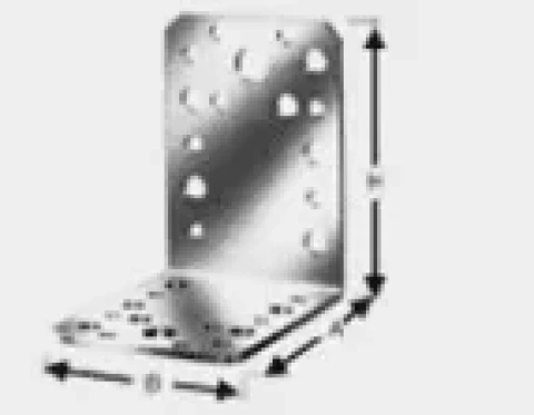 Stūra leņķis AP stūri 2.5mm  6 4x  91x  91mm, 301-005