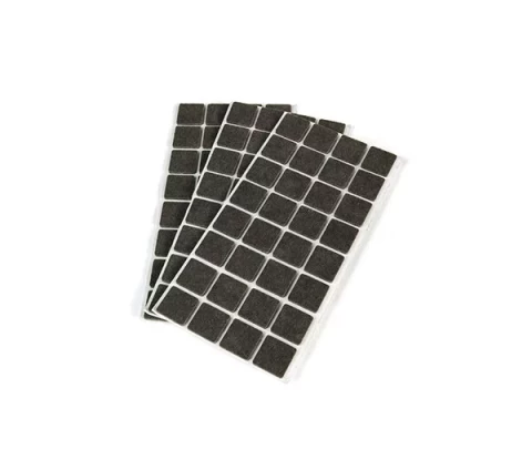 Фетровые защитные накладки 25x25mm коричневая 35шт.