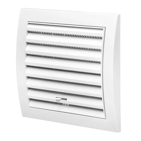 ventilation grille plastic, 148x153mm, adjustable