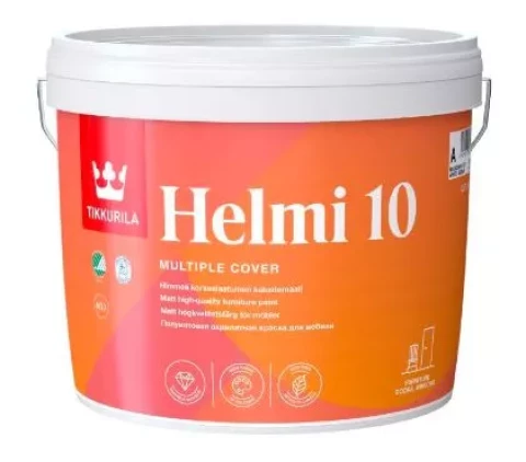 Tikkurila Helmi 10 C 2.7L матовая краска для мебели