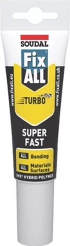 Soudal Fix ALL TURBO white 125ml Hermētiķis/līme balts