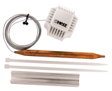 HERZ Головка термостата с контактным датчиком 20-50'С, 2000мм, белый