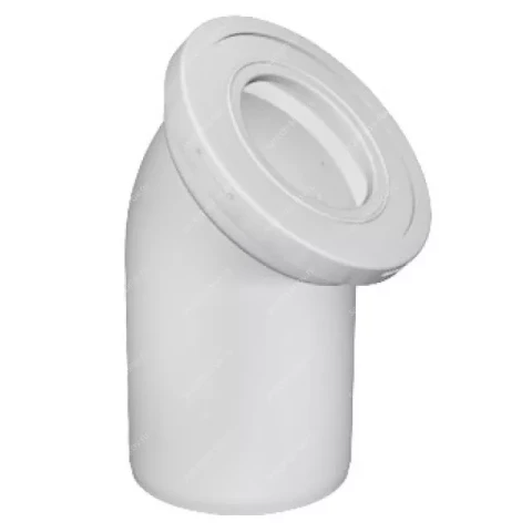 WC pieslēgums-izlaide D110/45° baltaW4220EU