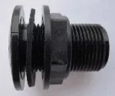 Savienojums caur sienu 3/4" ā.v., plastmasas, ELBI